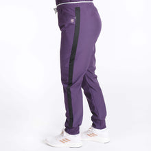 Load image into Gallery viewer, Ruggie Tux Women&#39;s Jogger Plum Color Scrub Pants
