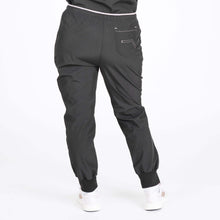 Load image into Gallery viewer, Black Color Ruggie Tux Women&#39;s Jogger Scrub Pants
