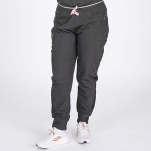 Ruggie Tux Jogger Black Color Scrub Pants For Women's