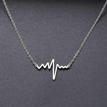 Load image into Gallery viewer, EKG Heartbeat Necklace
