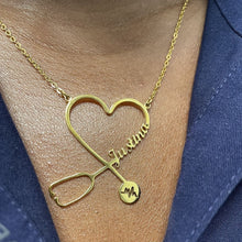 Load image into Gallery viewer, Stethoscope Customized Necklace
