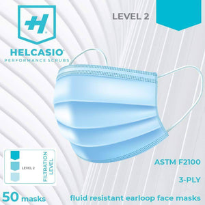 Helcasio Disposable Face Mask - 50 piece box - Helcasio